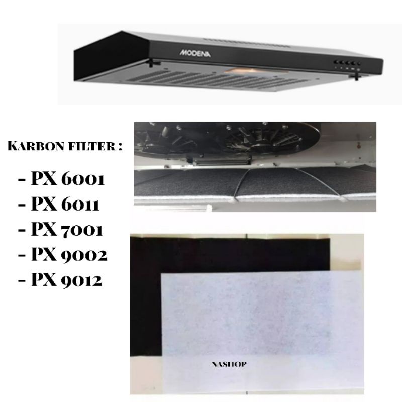 Jual Karbon Filter Cooker Hood Modena Px Px Px Px