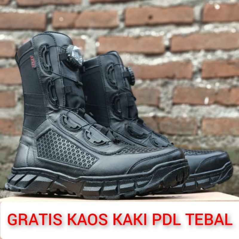 Jual SEPATU PDL TALI PUTAR SARANG TAWON LIBRA APIK KULIT SAPI ASLI