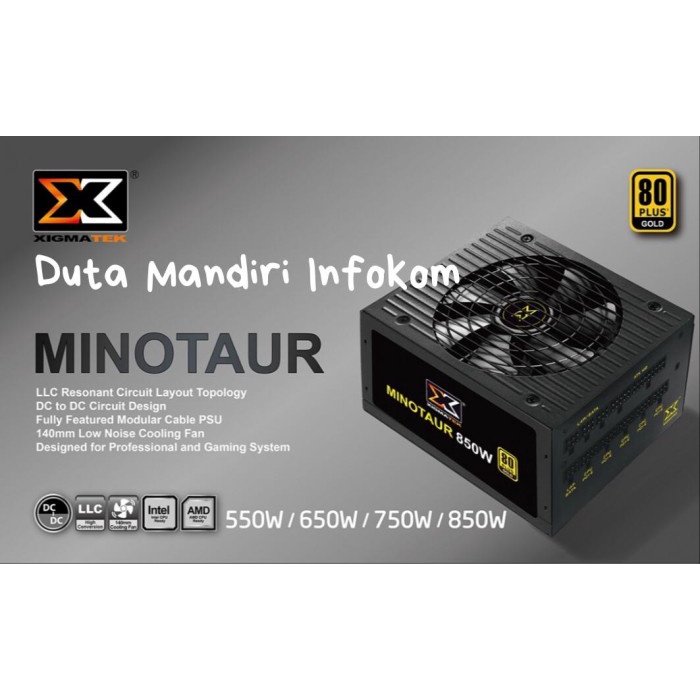 Jual Xigmatek Minotaur W Watt Plus Gold Fully Modular Atx