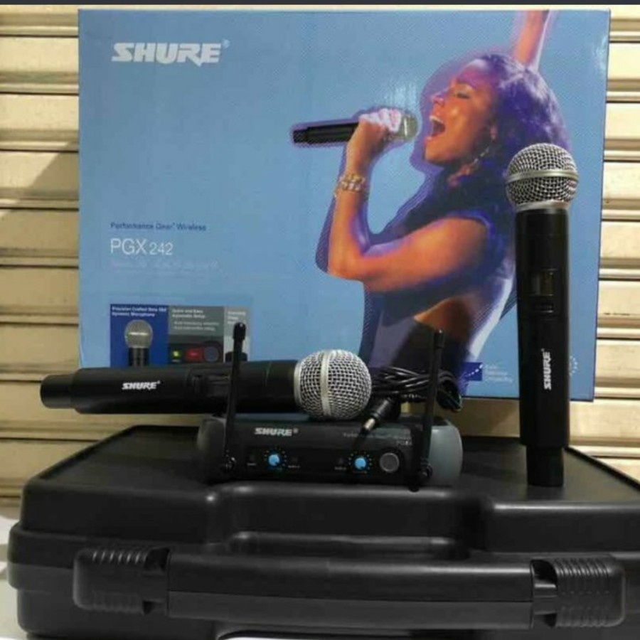 Jual Mic Wireless Shure Pgx Handheld Shopee Indonesia