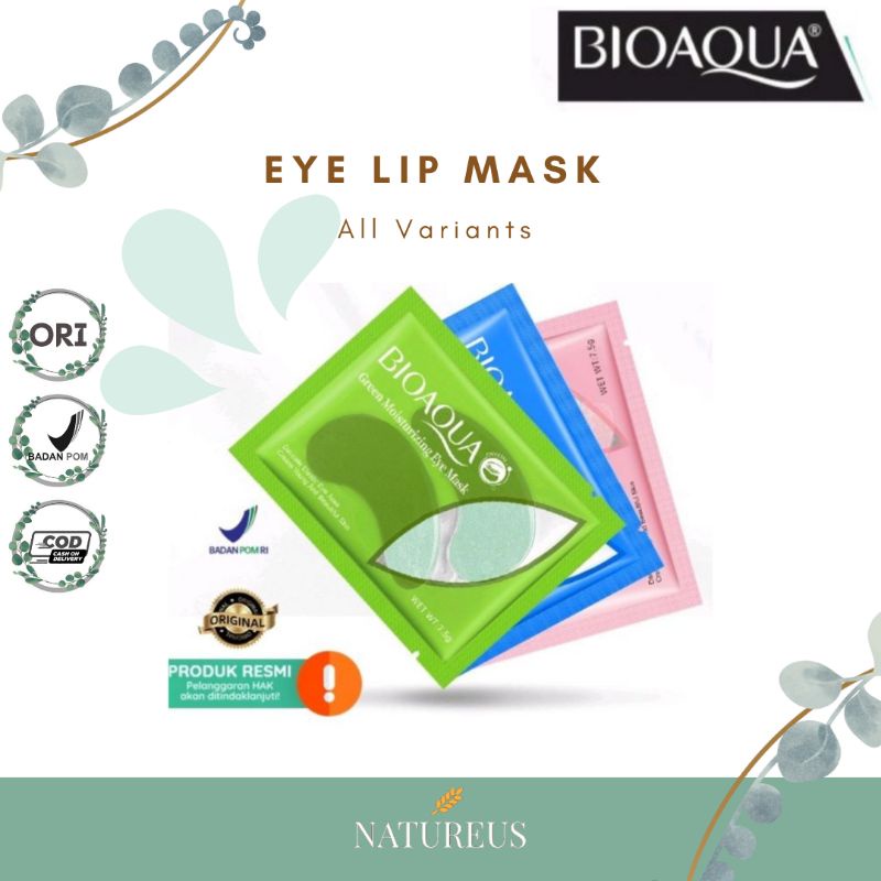 Jual Bioaqua Eye Lip Mask Moisturizing Masker Mata Dan Bibir Bpom