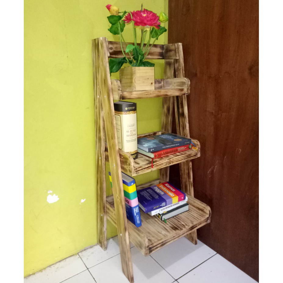 Jual Rak Display Kayu Unik Jati Belanda Shopee Indonesia