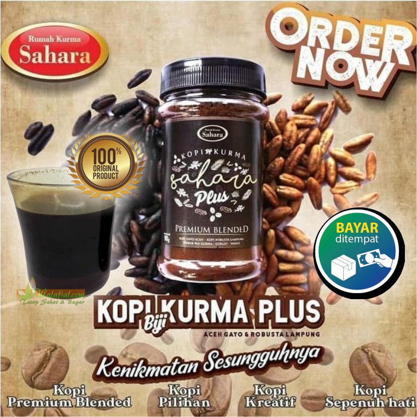 Jual Kopi Kurma Sahara Plus Original Premium Blended Minuman Kopi Bubuk