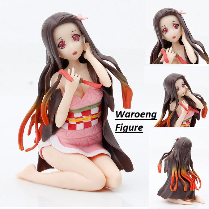 Jual BISA COD Nezuko Kimetsu No Yaiba Nude Version Action Figure SALE