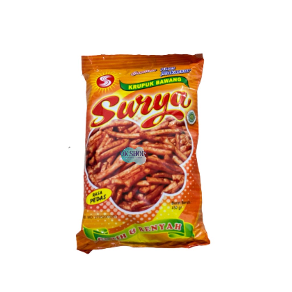 Jual Kerupuk Bawang Surya Asli Makassar Shopee Indonesia