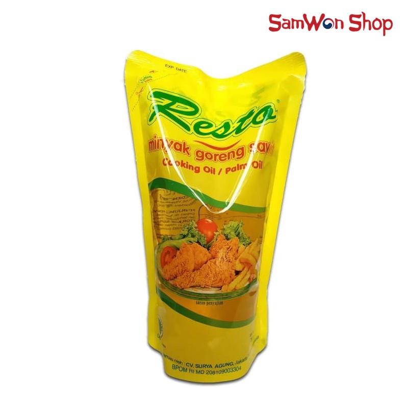 Jual MINYAK GORENG RESTO 1 LITER KEMASAN POUCH MINYAK RENDAH