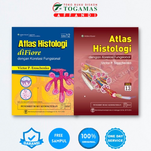 Jual ATLAS HISTOLOGI DIFIORE DENGAN KORELASI FUNGSIONAL EDISI 12 13