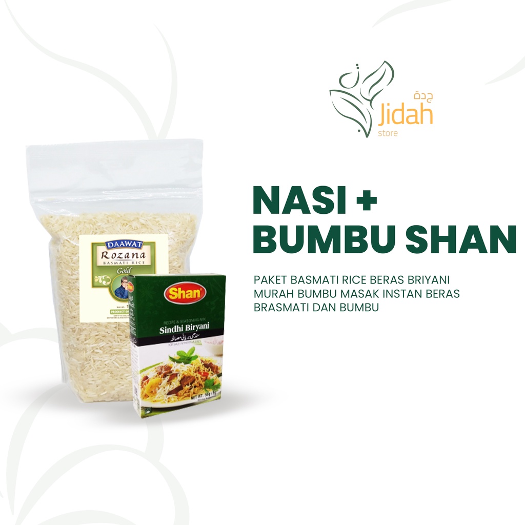 Jual Beras Basmati Dan Bumbu Biryani Nasi Briyani Instan Paket Basmati