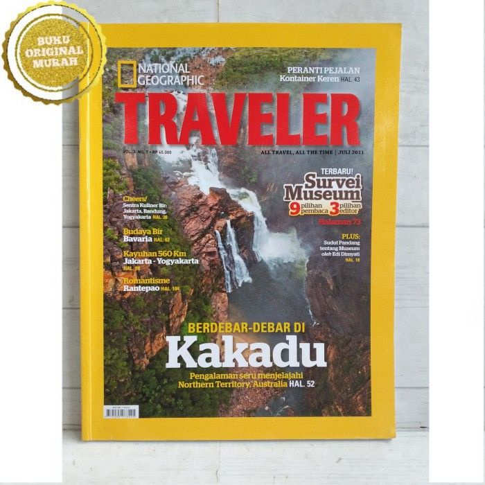 Jual Majalah National Geographic Traveler Juli Vol No Shopee