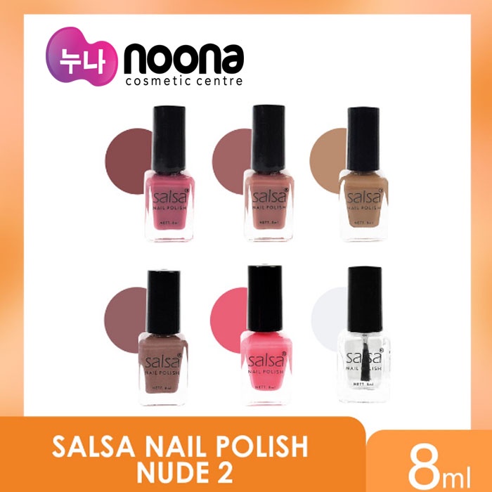 Jual Salsa Nail Polish Nude Kotak Isi Pcs Shopee Indonesia