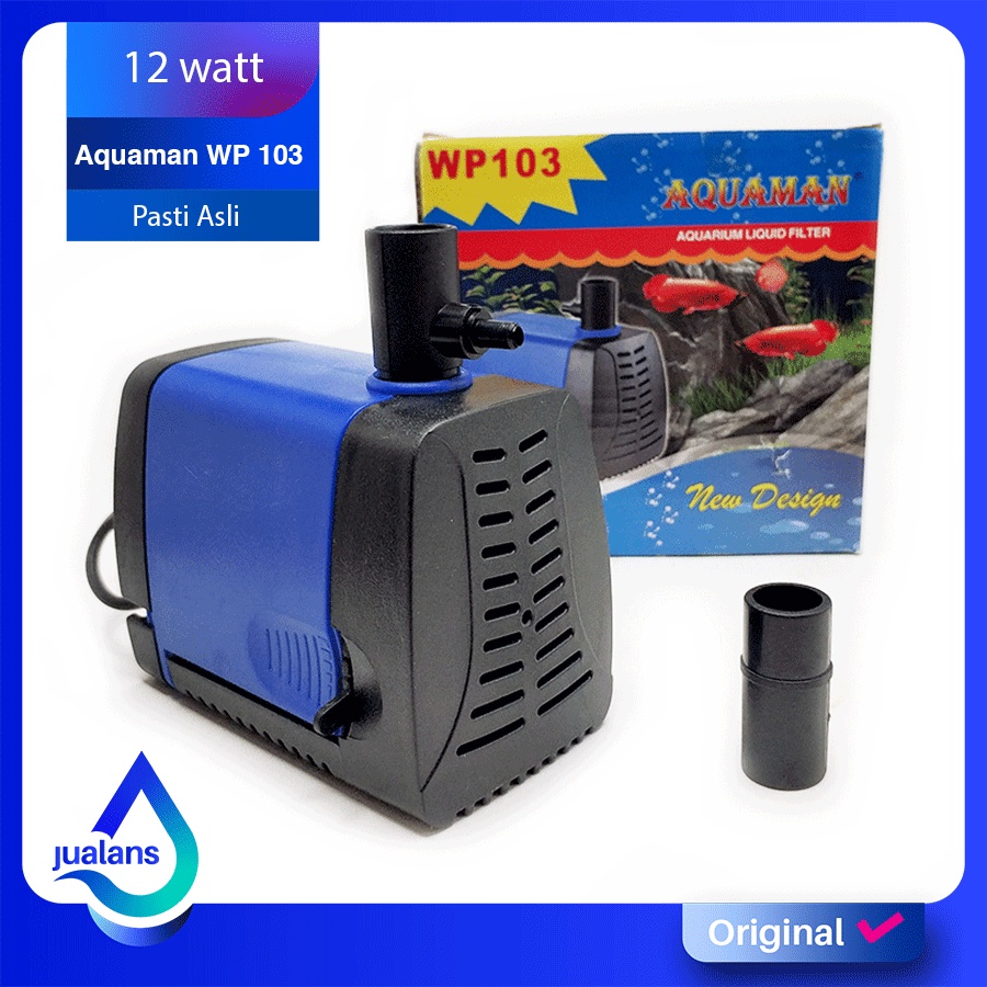 Jual AQUAMAN WP 103 Pompa Air Aquarium Kolam Low Watt Shopee Indonesia