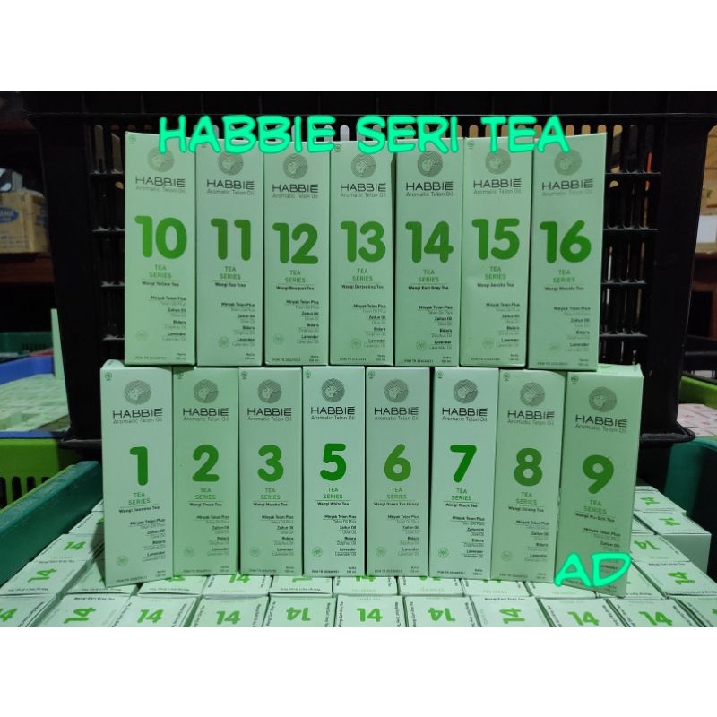 Jual Habbie Aromatic Telon Oil Tea Series Shopee Indonesia