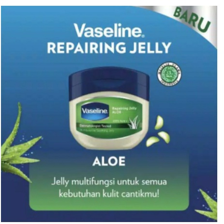 Jual Vaseline Repairing Petroleum Jelly Lotion Original Pure Aloe