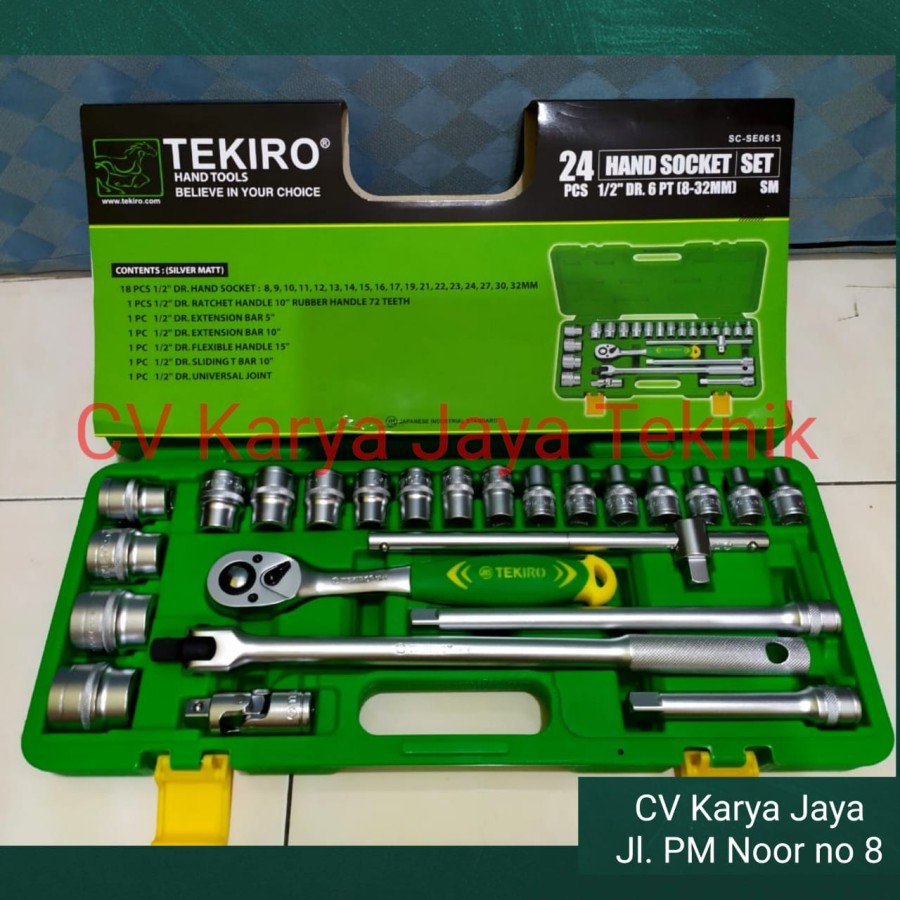 Jual Kunci Sok Set Pc Pt Tekiro Hand Socket Pcs Mm