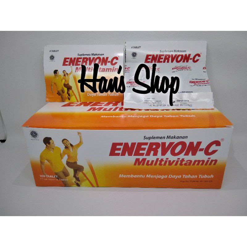 Jual Enervon C Strip Box Isi Strip Kapsul Box Tablet