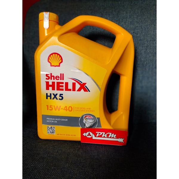 Jual OLI MESIN MOBIL SHELL HELIX HX5 15W 40 4L ORIGINAL Shopee