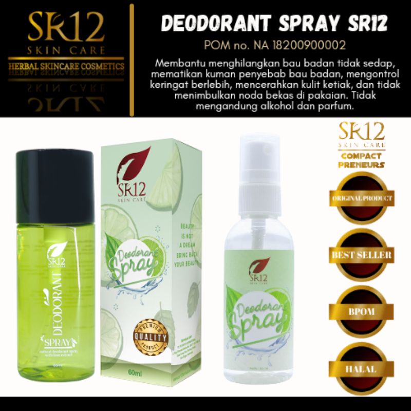 Jual Sr Deodorant Spray Ml Deodorant Spray Premium Extra Lime