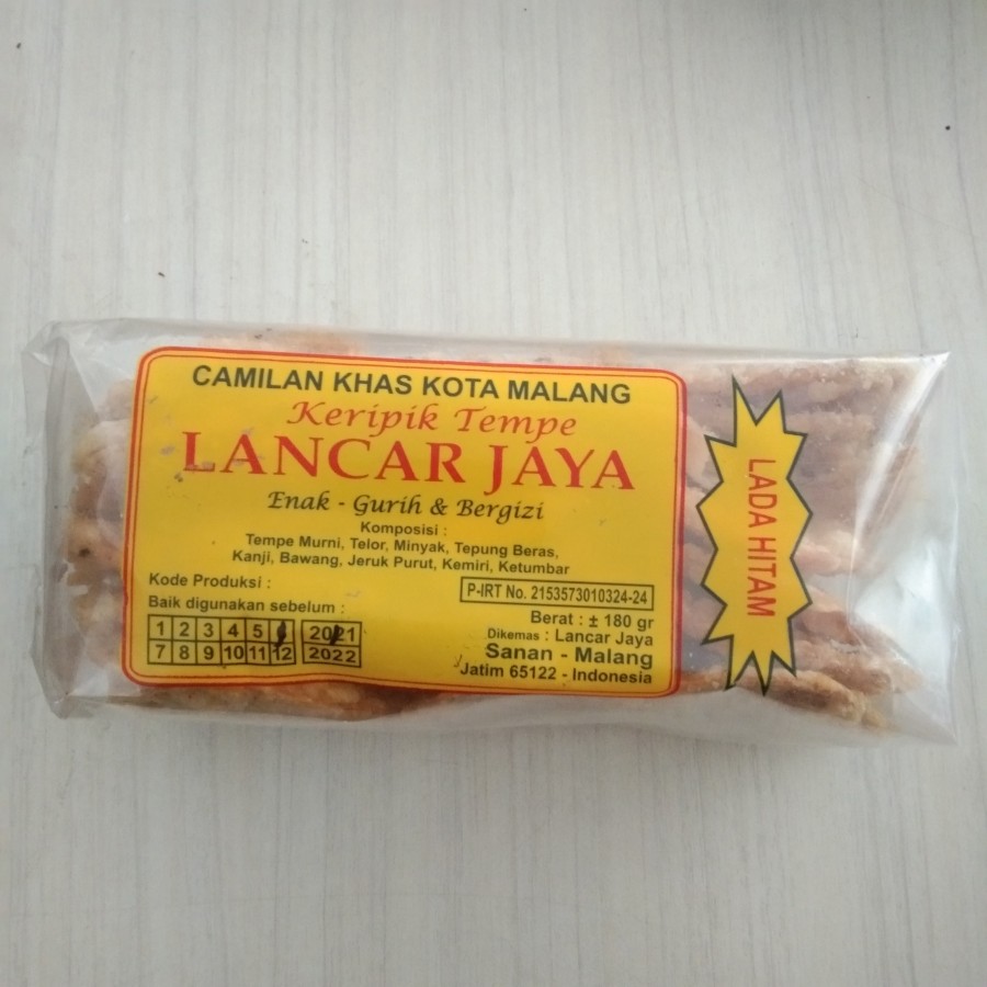 Jual Kripik Tempe Lancar Jaya Khas Malang Shopee Indonesia