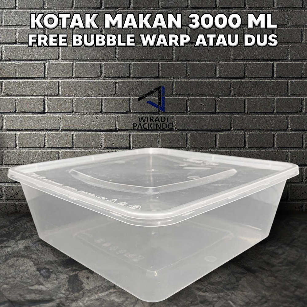 Jual Kotak Makan Plastik Thinwall Food Container Kotak Ml