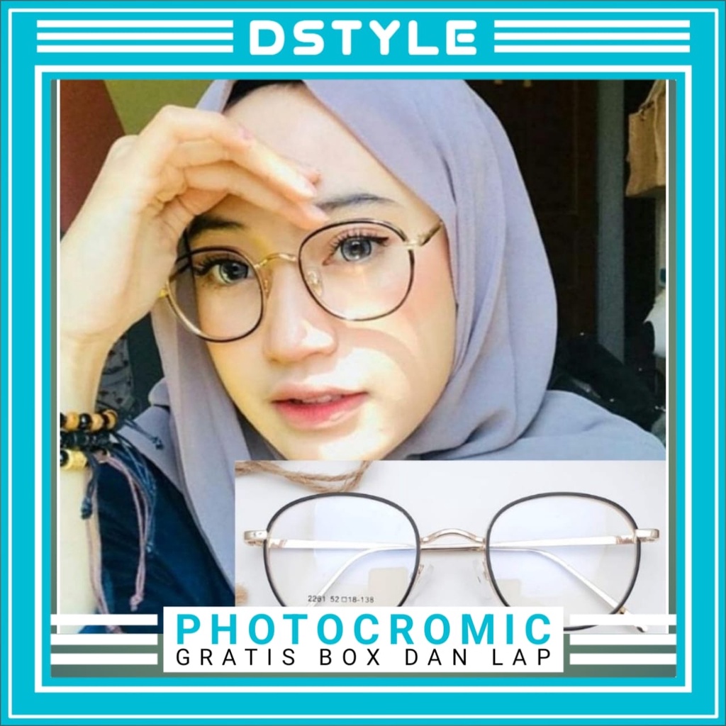 Jual KACAMATA LENSA PHOTOCROMIC KACAMATA WANITA PRIA KACAMATA