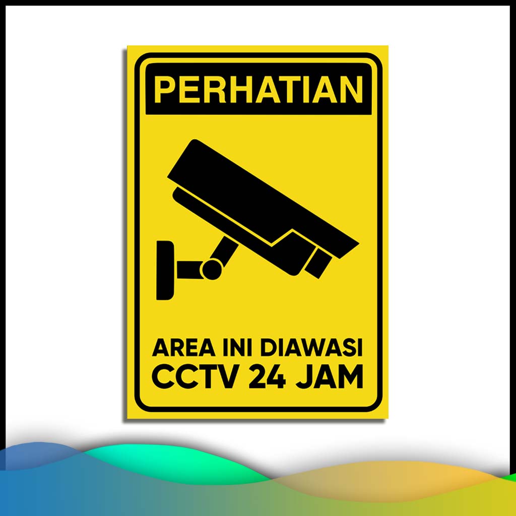 Jual Sign Board Akrilik Cctv Jam Sign Acrylic Cctv Jam Murah