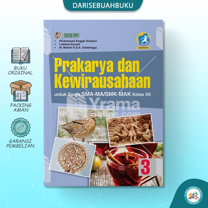 Jual Buku Prakarya Kewirausahaan Sma Smk Kelas Xii Wajib K