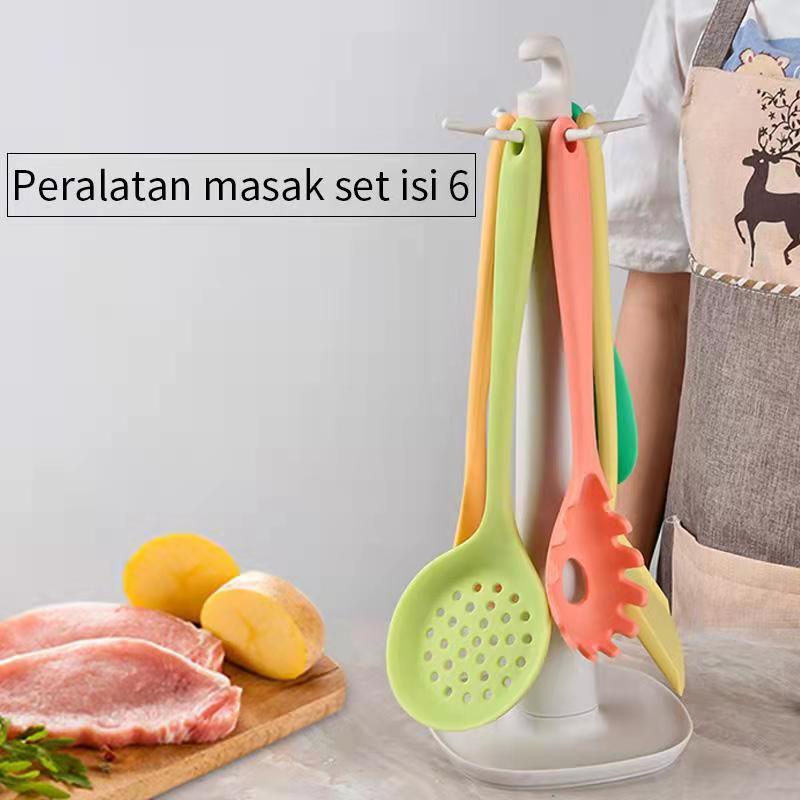 Jual Genzomono Sutil Silikon Spatula Set Masak Silicone Utensil Isi