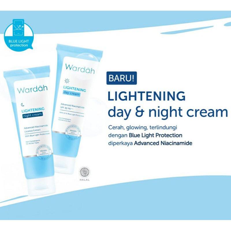 Jual Wardah Lightening Day Night Cream Advanced Niacinamide Ml