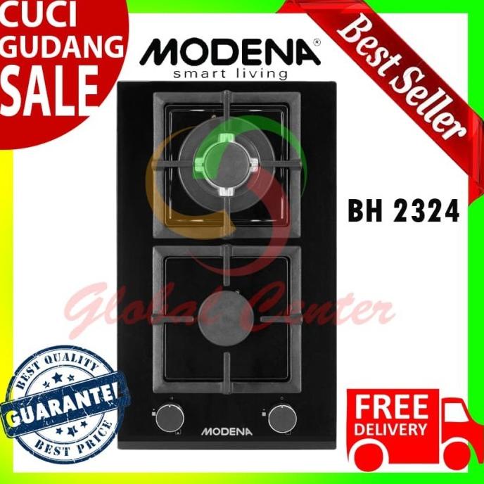 Jual Kompor Tanam Modena Built In Hob Gas 30 Cm 2 Tungku Bh 2324