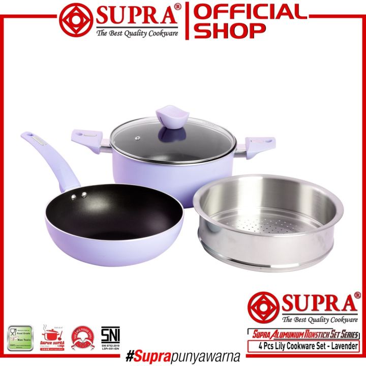 Jual Supra Panci Pcs Cookware Set Premium Rosemary Series Lily Set