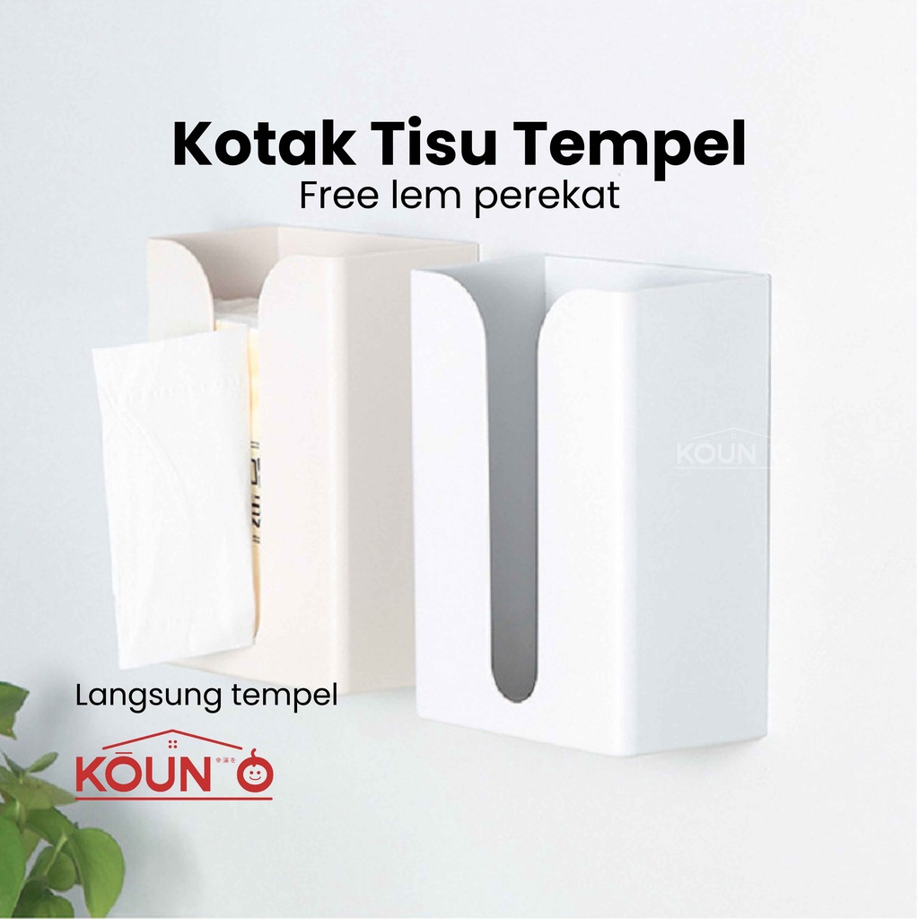 Jual Tempat Tisu Dapur Tempel Dinding Kotak Tissue Toilet Wadah Tissu