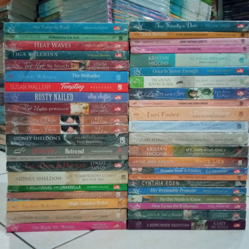 Jual OBRAL NOVEL MURAH ORIGINAL 6 Rb An RANDOM NOVEL TERJEMAHAN