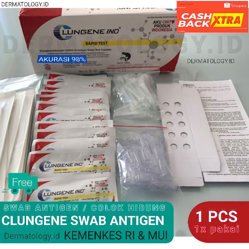 Jual SWAB ANTIGEN SWAB HIDUNG ALAT SWAB SWAB LUNGENE CLUNGENE