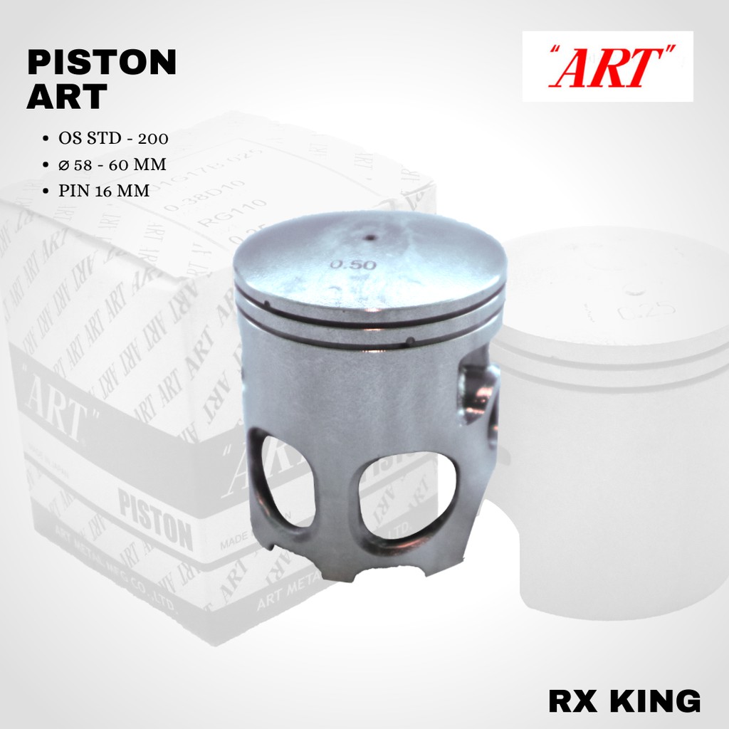 Jual Seher Piston Art Rx King Pin Os Std Shopee Indonesia