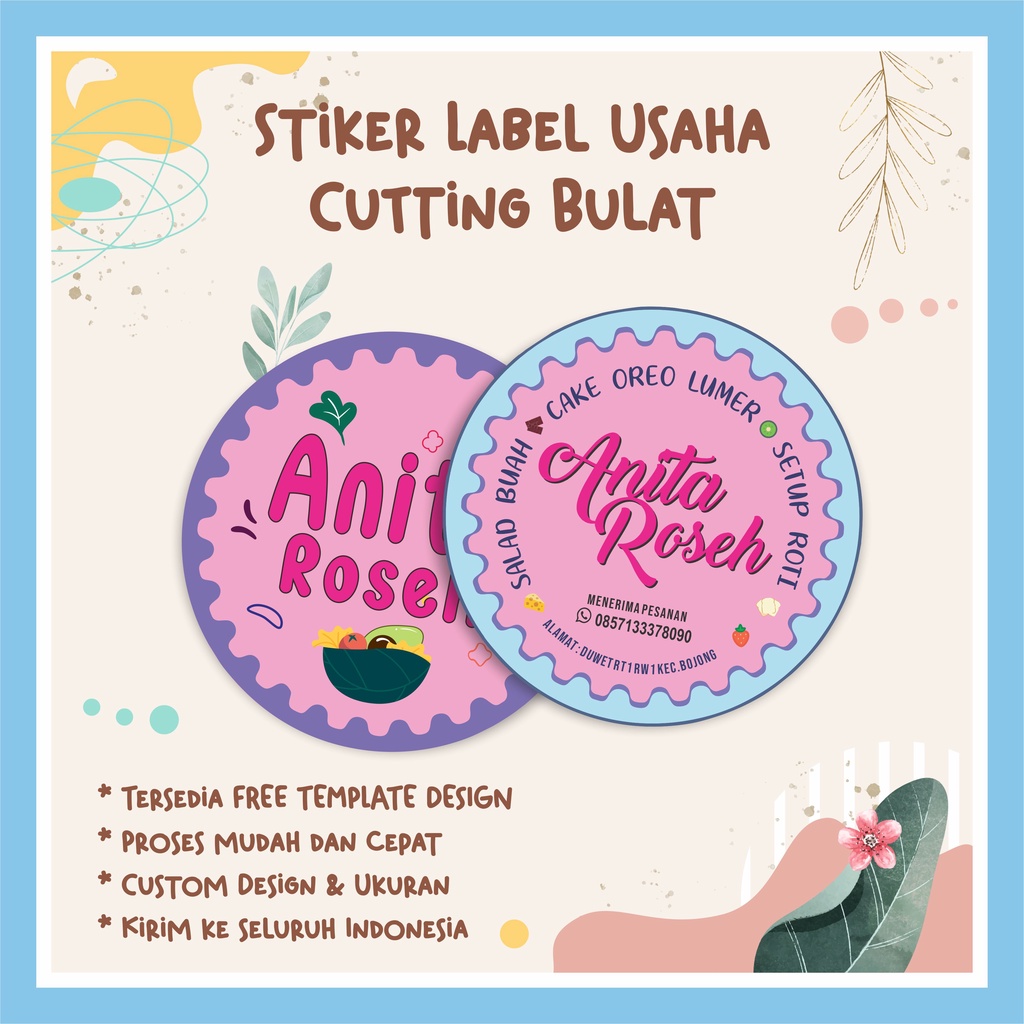 Jual Paket Stiker Label Usaha Sticker Kemasan Produk Shopee Indonesia