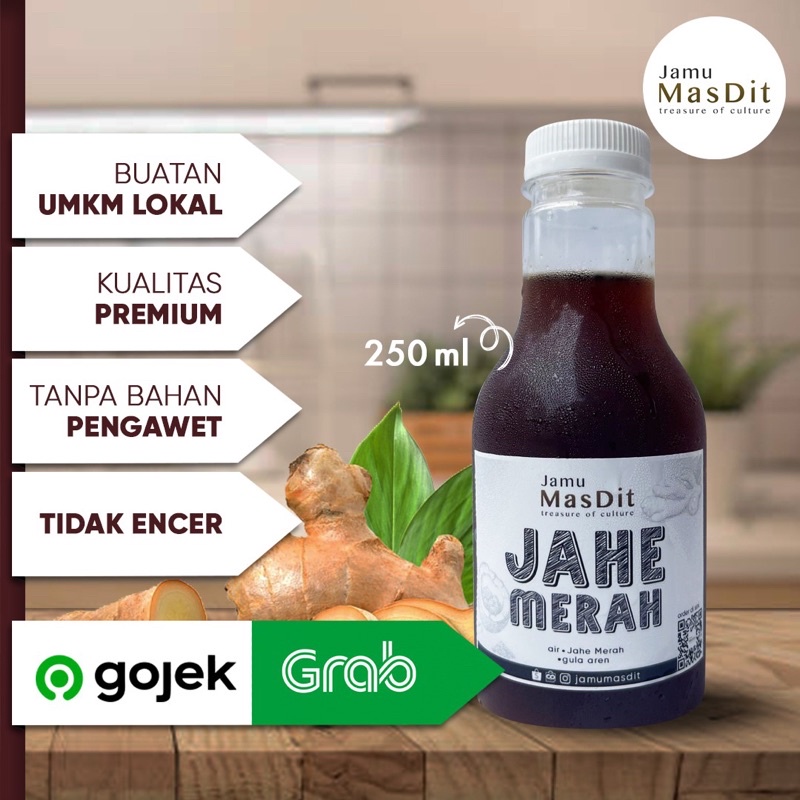 Jual Jamu Kunyit Asam Kunyit Asem Beras Kencur Jahe Merah Ml