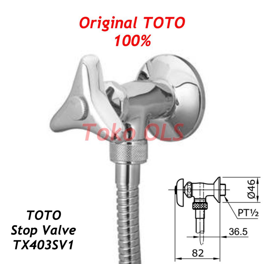 Jual Stop Kran TOTO Original TX403SV1 TX277SV1 TX277S Shopee Indonesia