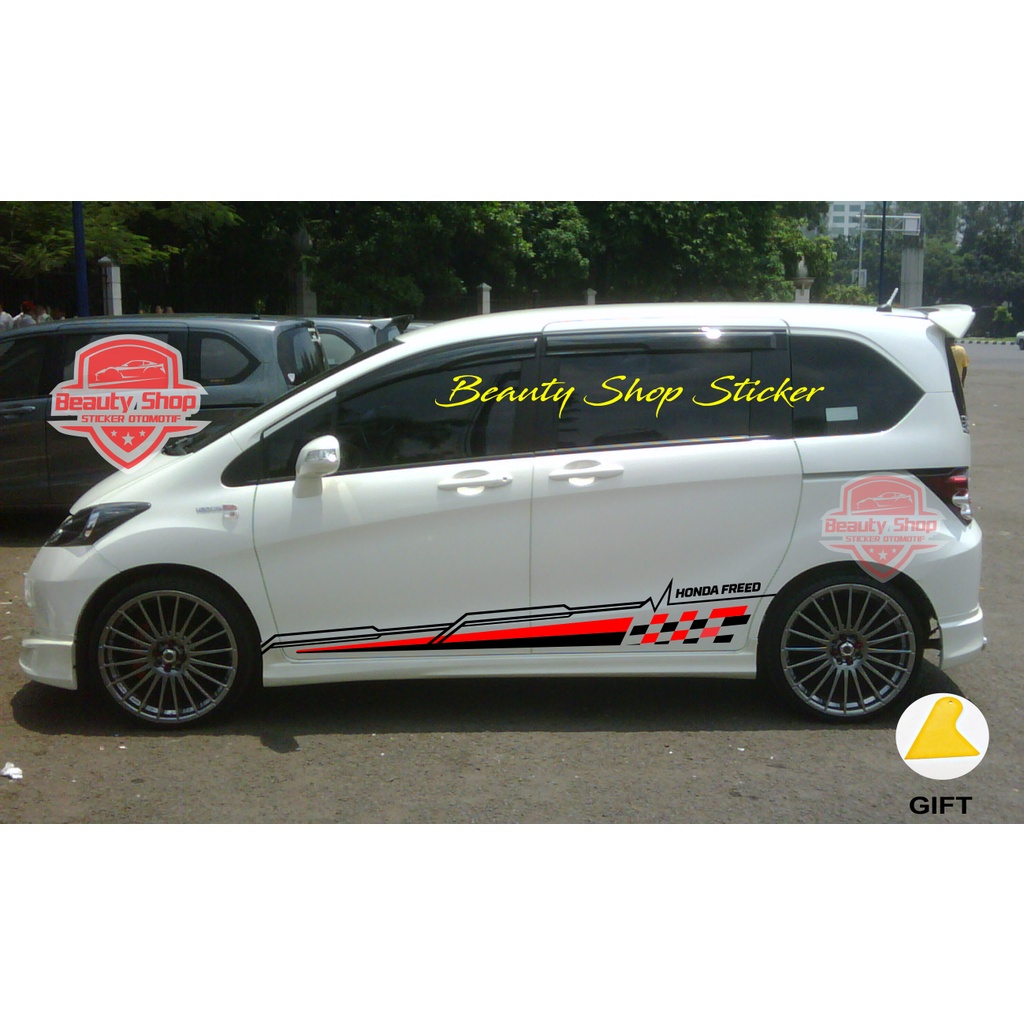 Jual Stiker Freed Sticker Mobil Honda Freed Side Body Shopee Indonesia