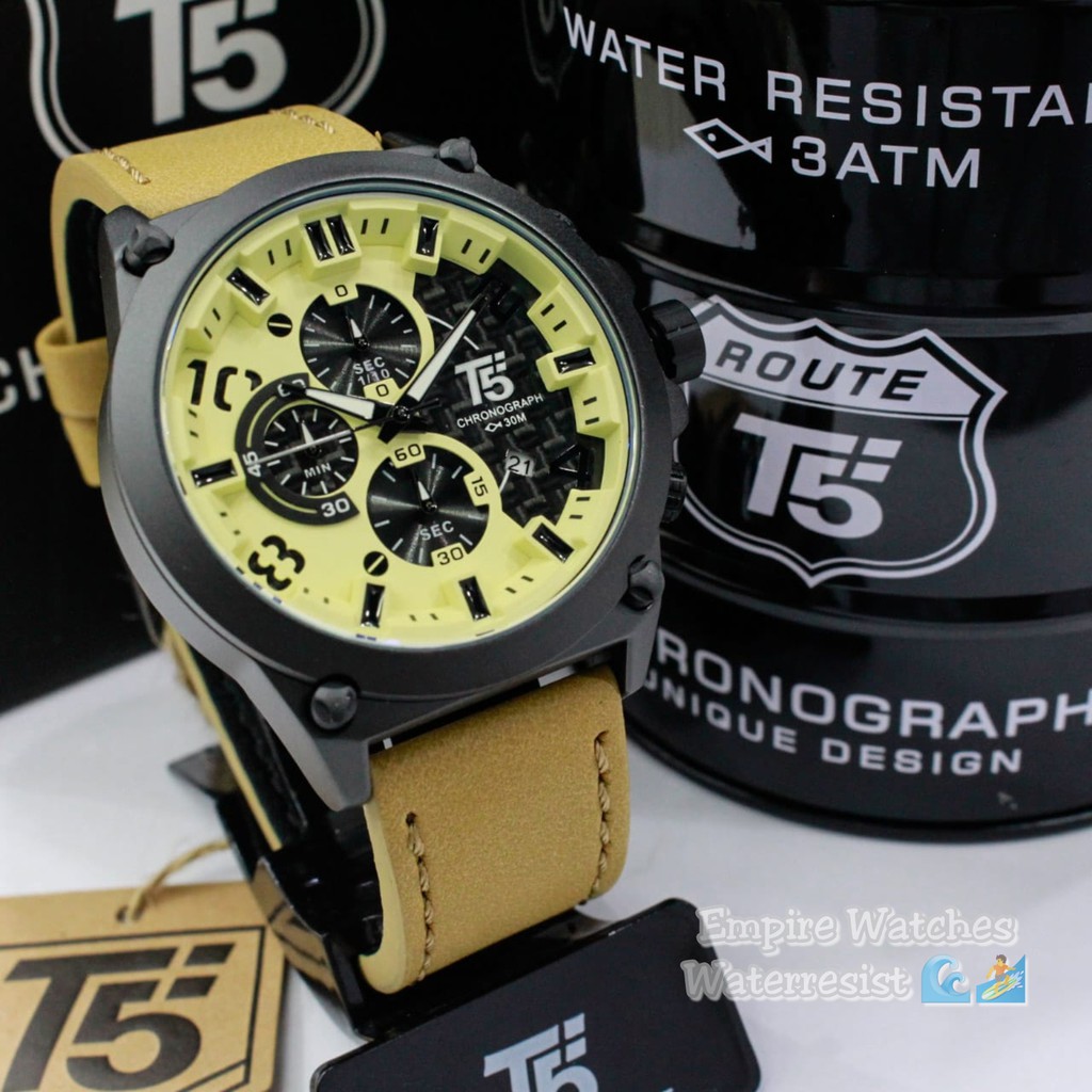 Jual Jam Tangan T H G H Pria Cowok Analog Chrono Dan