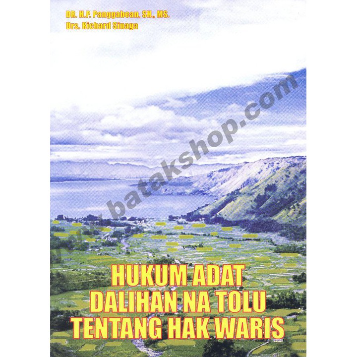 Jual Buku Batak Hukum Adat Dalihan Natolu Tentang Hak Waris Shopee