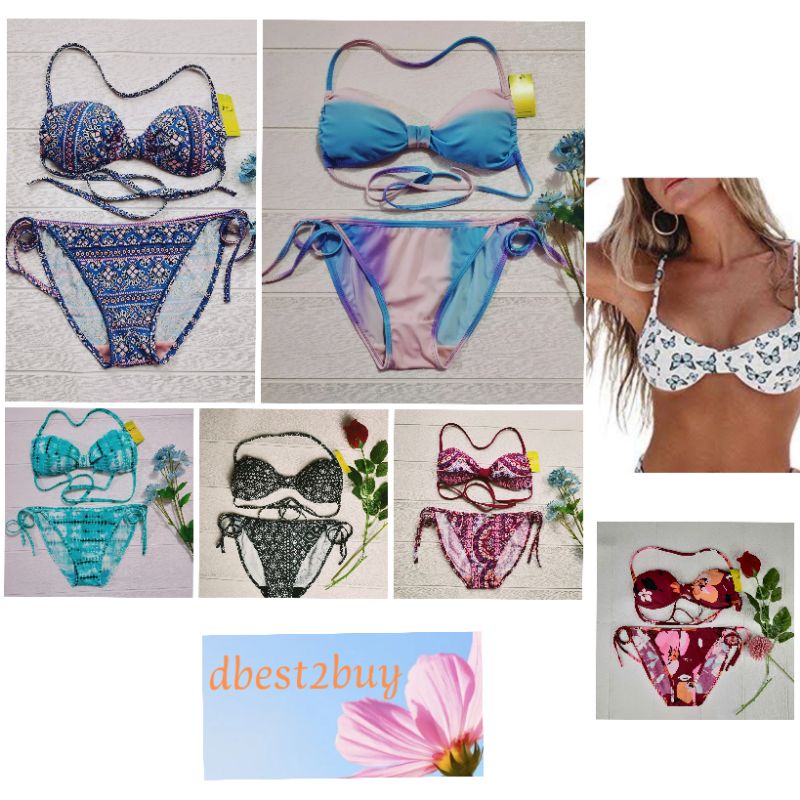 Jual SET Bikini Model Kupu Tanpa Kawat Ada Busa Bra 32 34 36 Shopee