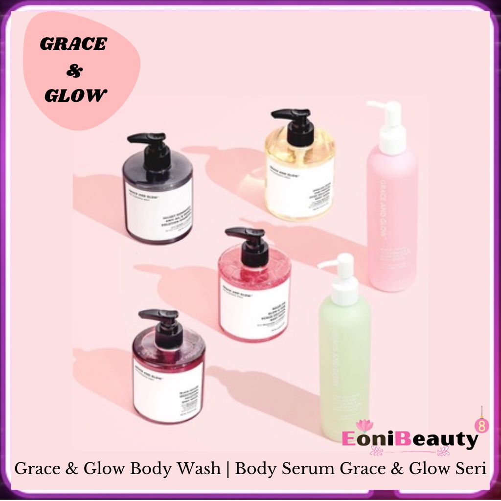 Jual BPOM Grace Glow Body Wash Body Serum Black Opium Brightening