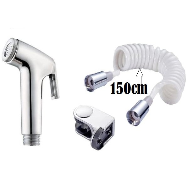 Jual Jet Shower Toilet Fleksibel Tarik Full Set Kran Toilet Duduk Murah