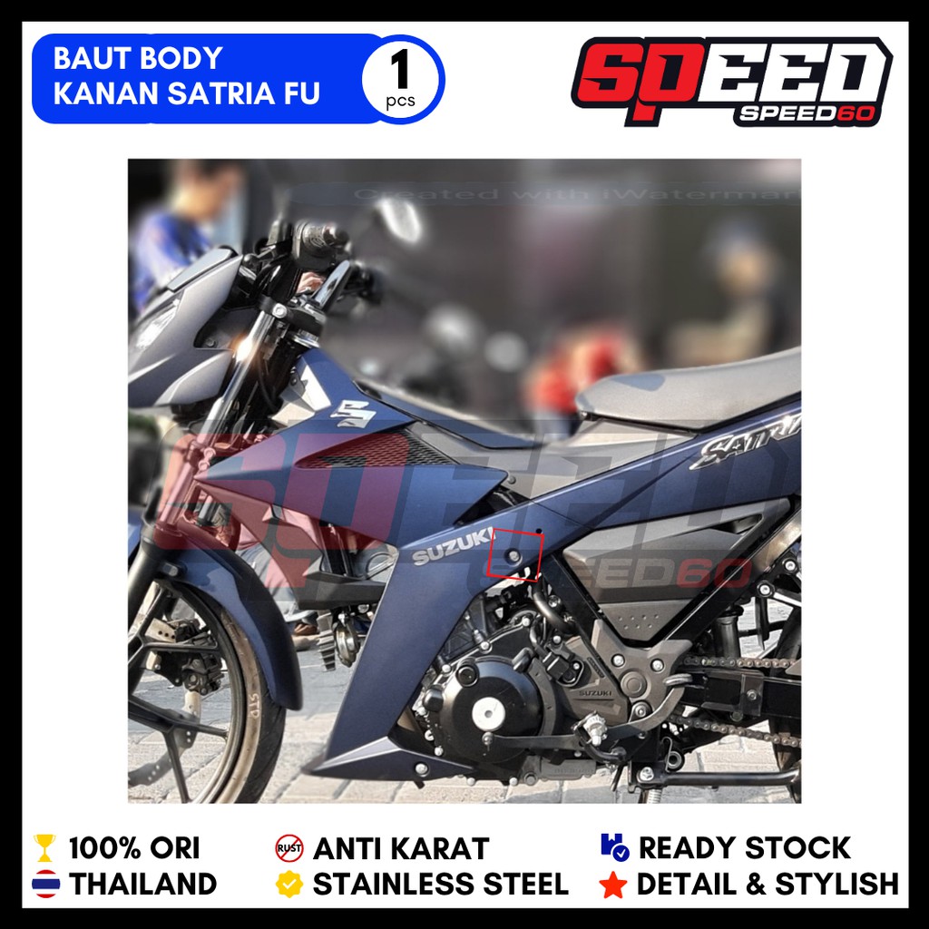 Jual Baut Khusus Body Satria Fu 150 Injeksi Bagian Kanan 1 Biji Probolt