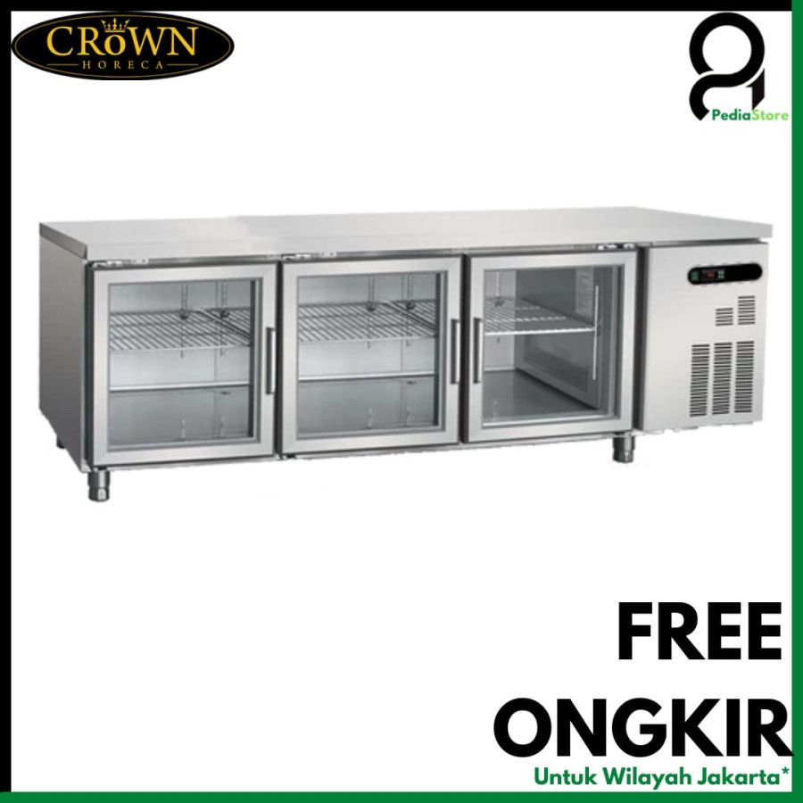 Jual Crown Horeca Tz G Under Counter Chiller Glass Door Pintu