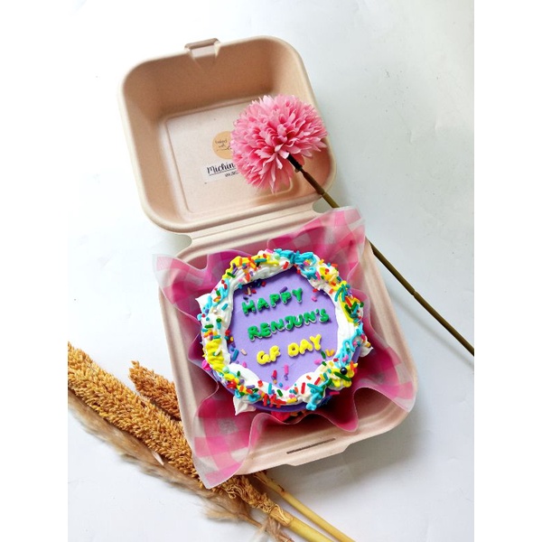 Jual Bento Cake Lunchbox Cake Korean Cake Shopee Indonesia