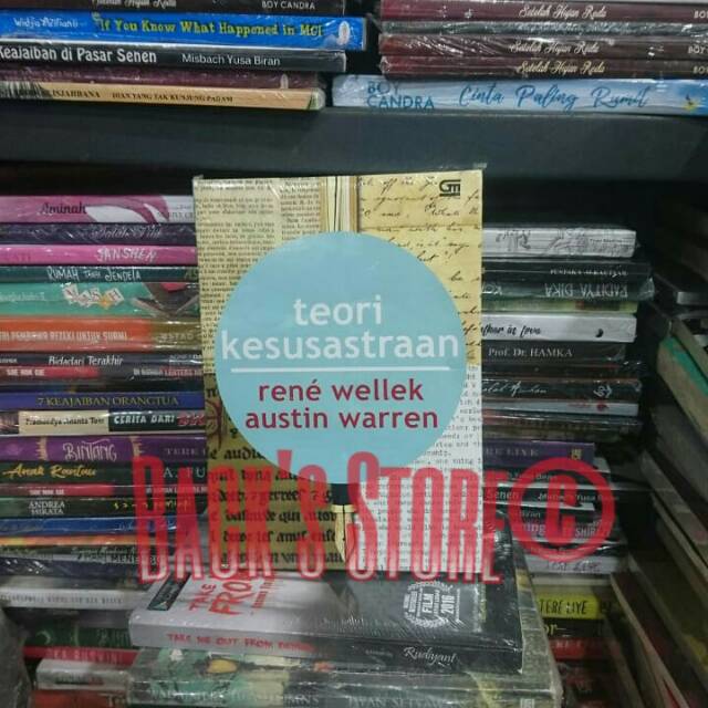 Jual Buku Teori Kesusastraan By Rene Wellek Dan Austin Warren Shopee