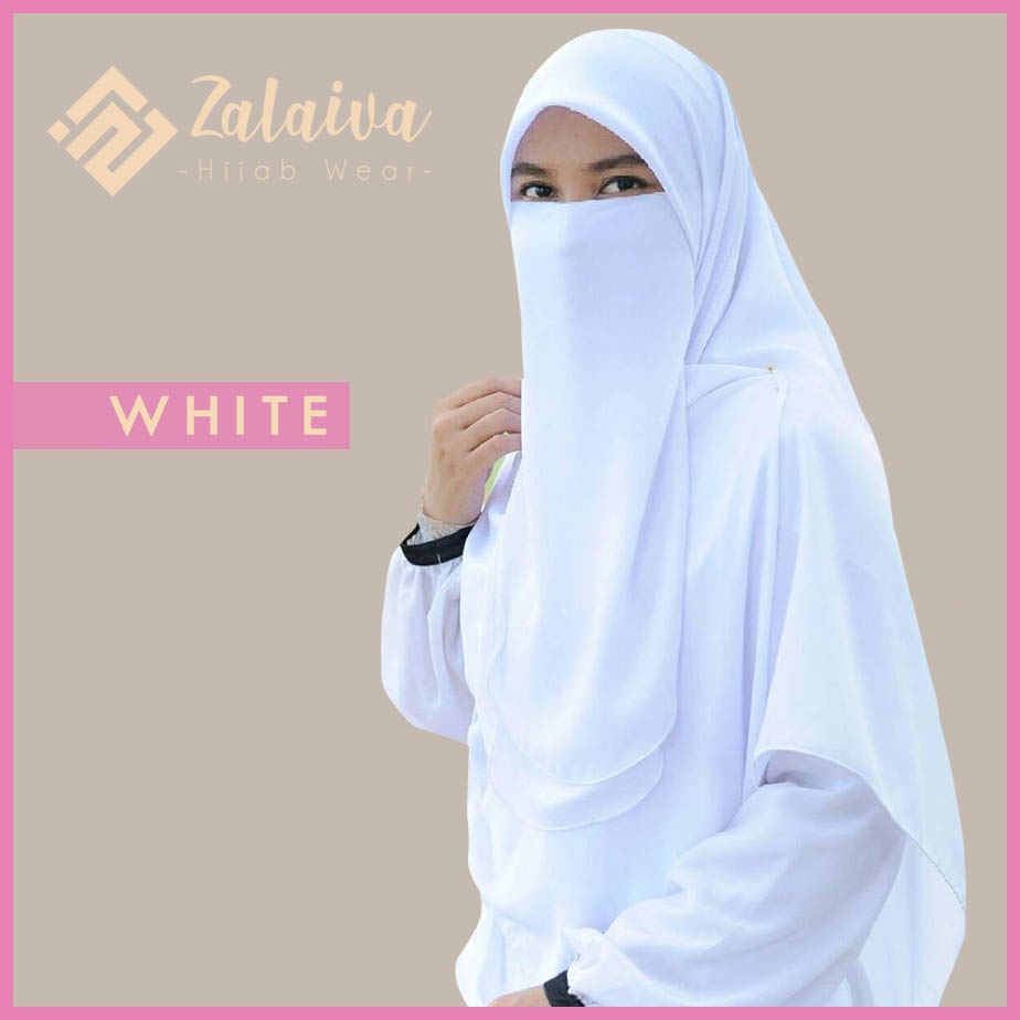 Jual Zalaiva Hijab Set Cadar Tali Jilbab Segiempat X Dan