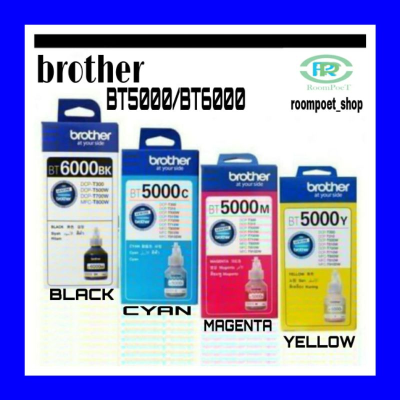 Jual Satu Set Tinta Brother Bt Bt Original Bcmy Shopee