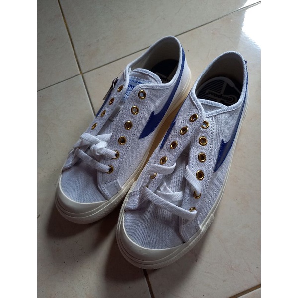 Jual Compass Gazelle Low White Blue Shopee Indonesia